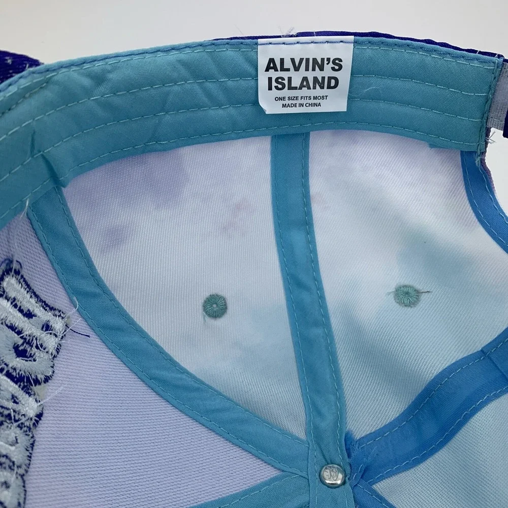 Orange Beach Alabama Hat Blue Purple Adjustable OSFM Alvin's Island Baseball Cap